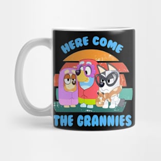 Here come the grannies - Retro Mug